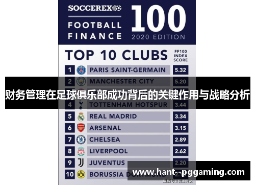 财务管理在足球俱乐部成功背后的关键作用与战略分析
